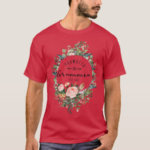 Camiseta Promovidas a Grammie Est 2022 Mujeres Flores Prime