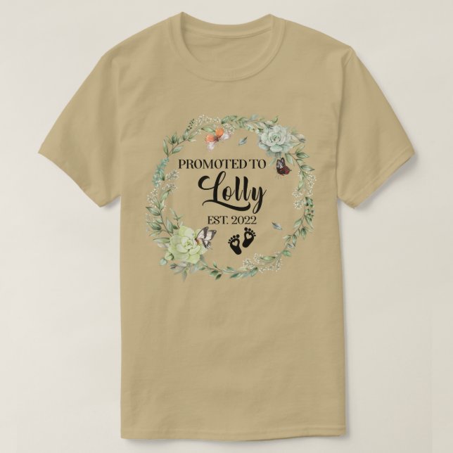 Camiseta Promovidas a Lolly Est 2022 por primera vez en Flo (Diseño del anverso)