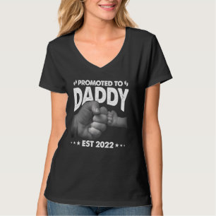 Camiseta Promovido A Daddy 2022 Por Primer Día De Papá Nuev