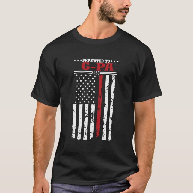 Camiseta Promovido A G-Pa Est Bandera Estadounidense G-Pa 2 (Anverso)