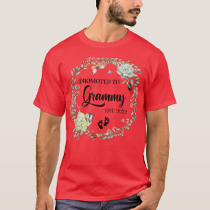 Camiseta Promovido a Grammy Est 2022 Mujeres Floral First T