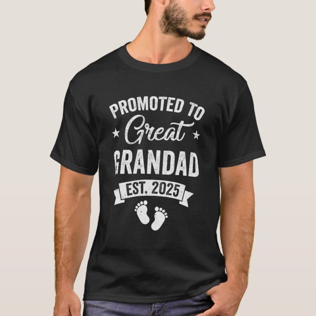 Camiseta Promovido A Gran Abuela Est 2025 Embarazo Annou (Anverso)