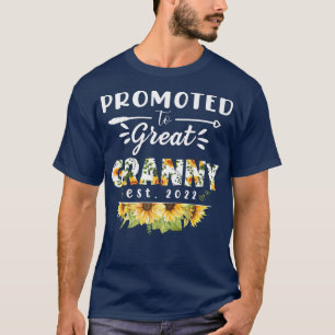 Camiseta Promovido a Gran Abuela Este 2022 Primer Tim flora