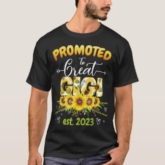 Camiseta Promovido A Gran Gigi 2023 Por Primera Vez Floral 