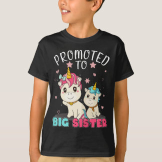 Camiseta Promovido A Gran Hermana Unicornio Pronto Para Ser