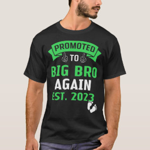 Camiseta Promovido A Gran Hermano De Nuevo 2023 Embarazo An