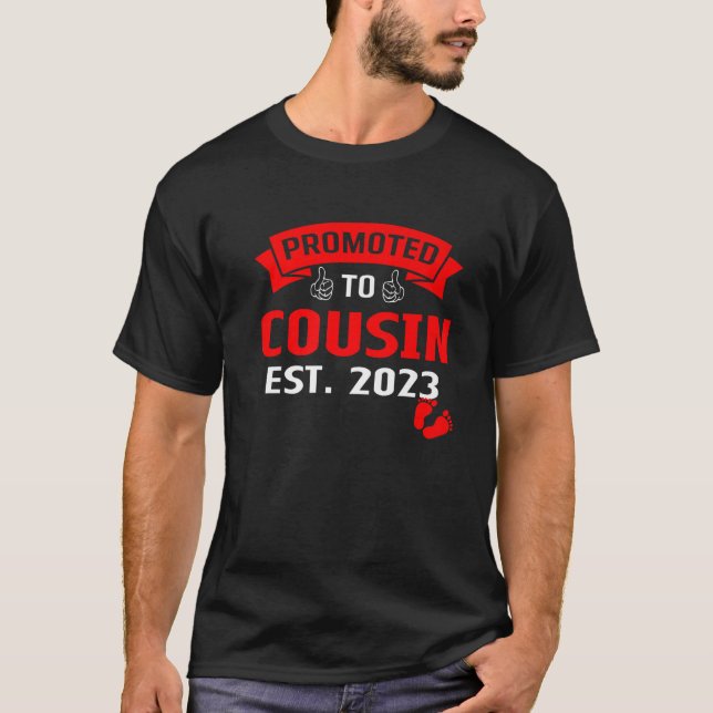 Camiseta Promovido A Gran Primo Establecido 2023 Funny New (Anverso)