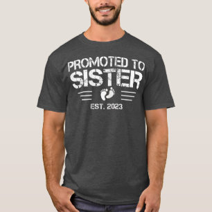 Camiseta Promovido a Hermana Est 2023 - Reve del Embarazo R