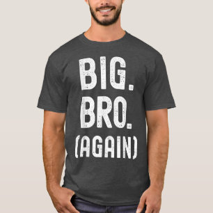 Camiseta Promovido a Hermano Cute Hermano Tee Gracioso Gran