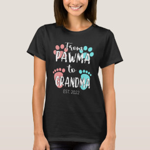 Camiseta Promovido A La Abuela 2022, Imprimir Paw De Pawma