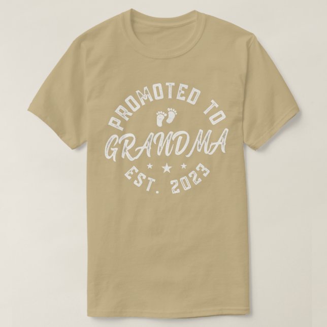 Camiseta Promovido A La Abuela 2023 Para Ser  (Diseño del anverso)