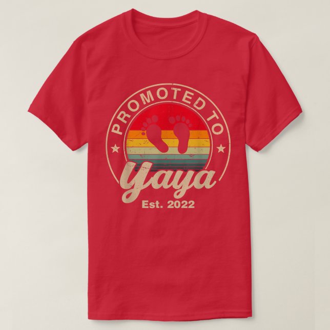 Camiseta Promovido a la cosecha de mujeres de Yaya Este 202 (Diseño del anverso)