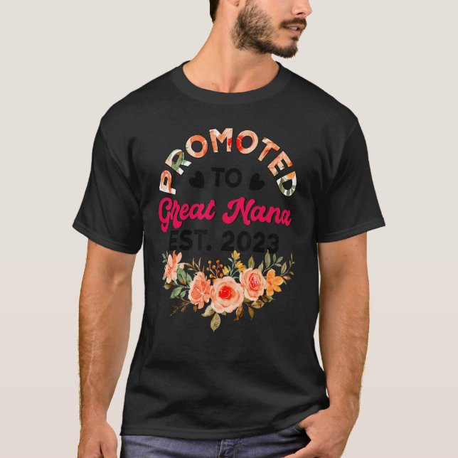 Camiseta Promovido A La Gran Floral Nana Est 2023 (Anverso)