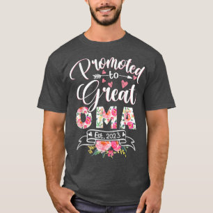 Camiseta Promovido a la Gran Oma Este 2023 Floral por prime