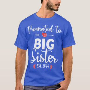 Camiseta Promovido a la hermana mayor est 2024 para el emba