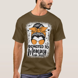 Camiseta Promovido a la maternidad 2022 Embarazo por el Día