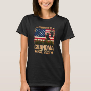 Camiseta Promovido A La Primera Vez F Bandera De La Abuela