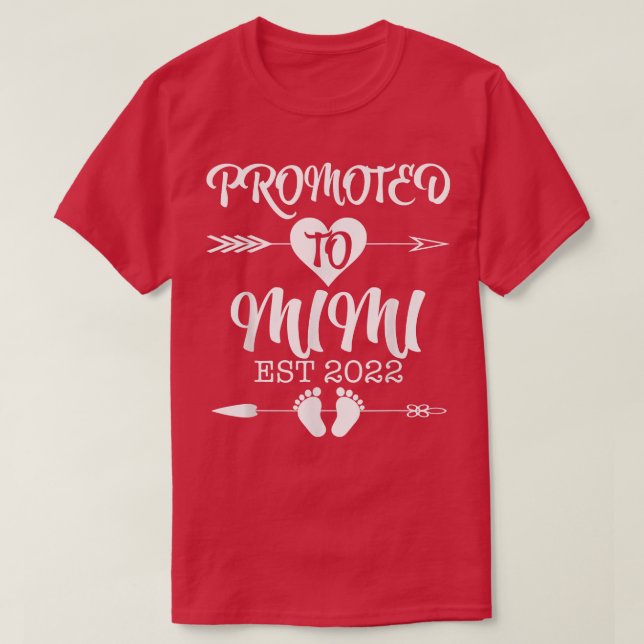 Camiseta Promovido A La Revelación Del Embarazo De Mimi EST (Diseño del anverso)