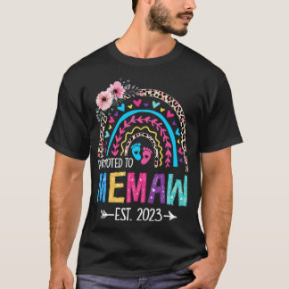 Camiseta Promovido A Las Madres Arcoiris Del Leopardo De Me