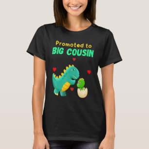 Camiseta Promovido A Los Grandes Primos Dinosaurios I Love 