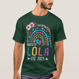 Camiseta Promovido A Madres Arcoiris Leopardo De Lola Est 2