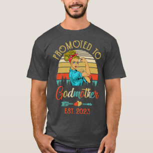 Camiseta Promovido A Madrina 2023 Retro Por Primera Vez God