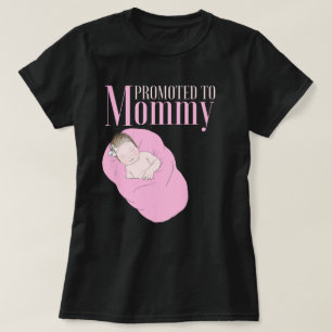 Camiseta Promovido a mamá recién nacida