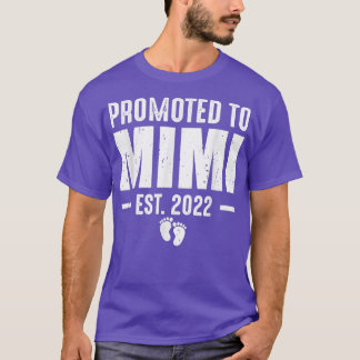 Camiseta Promovido A Mimi Est 2022 Nuevo Embarazo De Nana A
