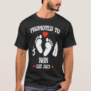 Camiseta Promovido A Nan 2023 Por Primera Vez, Nueva Abuela