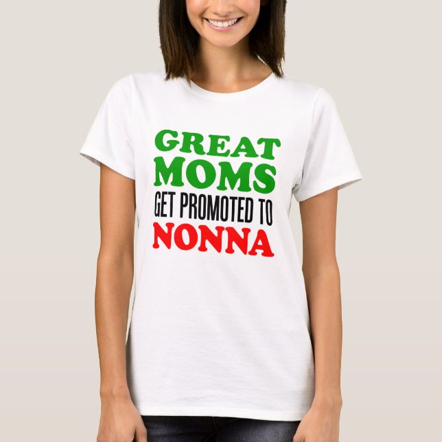 Camiseta Promovido a Nonna (Anverso)