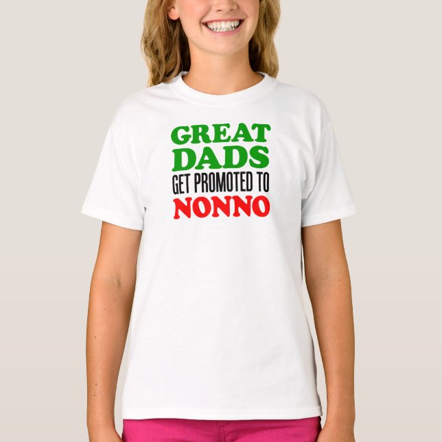 Camiseta Promovido a Nonno (Anverso)
