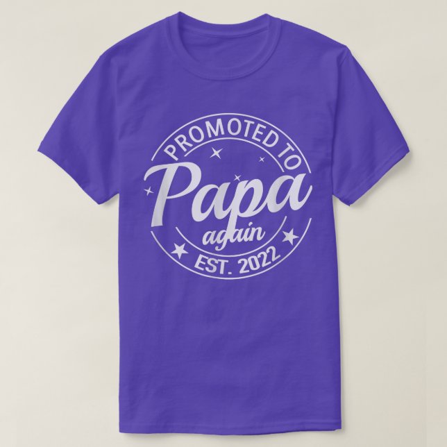 Camiseta Promovido A Papa De Nuevo 2022 Pronto Estará Embar (Diseño del anverso)