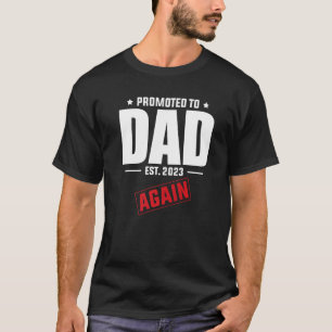Camiseta Promovido A Papá De Nuevo 2023 Invitación De Embar