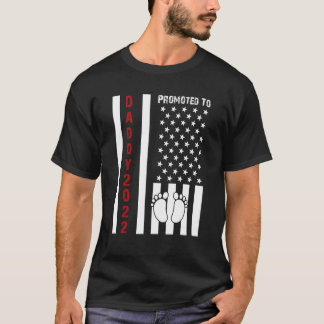 Camiseta Promovido A Papi 2022 Nuevo Fa De Invitación Para
