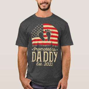 Camiseta Promovido A Papi 2022 Primer Día De Los Padres