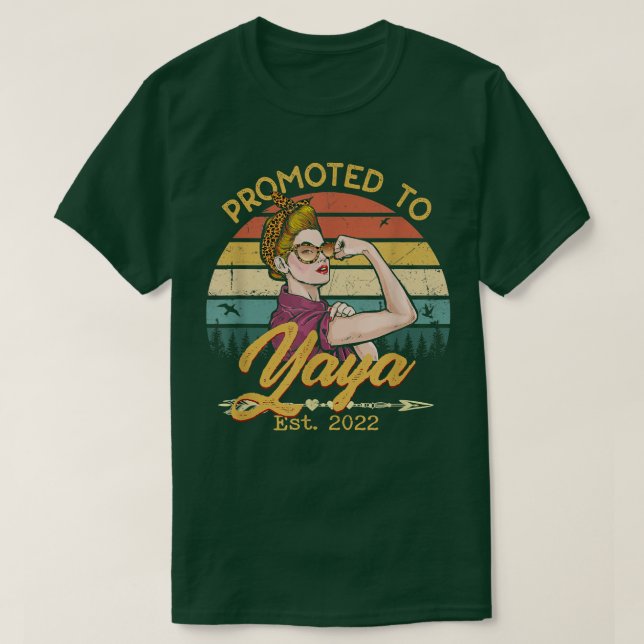 Camiseta Promovido a Yaya Este 2022 por primera vez en el L (Diseño del anverso)