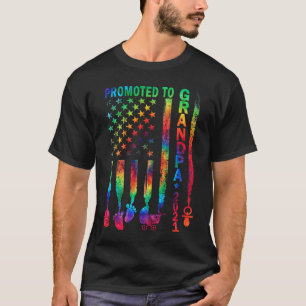 Camiseta Promovido Al Abuelo 2021 Tye Por Primera Vez Nuevo