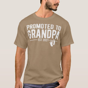 Camiseta Promovido al abuelo 2023 pronto para ser abuelo, n