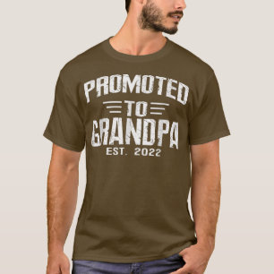 Camiseta Promovido Al Abuelo Est 2022 Pronto Para Ser Abuel