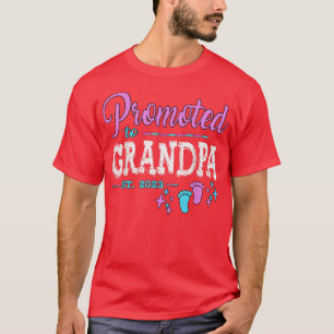 Camiseta Promovido Al Abuelo Est 2023 Revela Gir De Embaraz