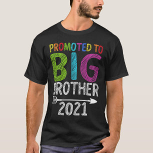 Camiseta Promovido al Anuncio de Embarazo 2021 del Gran Her