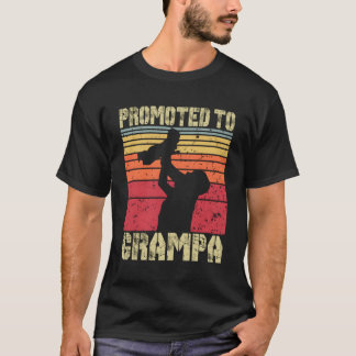Camiseta Promovido Al Día Del Padre Grampa Est2023 Pronto