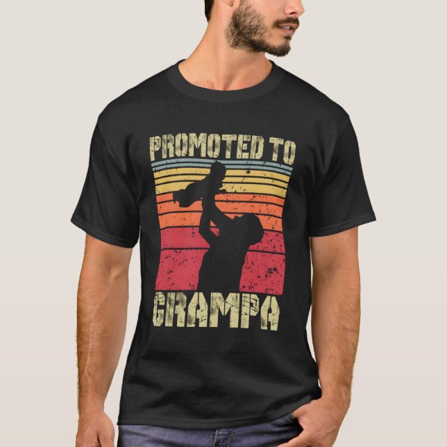 Camiseta Promovido Al Día Del Padre Grampa Est2023 Pronto (Anverso)