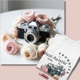 Camiseta Promovido al mejor AUNTIE Est. 20xx