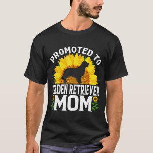 Camiseta Promovido Al Perro Girasol De La Madre De Golden R