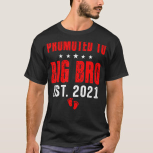 Camiseta Promovido al regalo de Big Bro Voy a ser un gran h