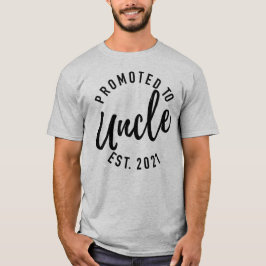 Camiseta Promovido Al Tío Est 2021 Invitación De Embarazo