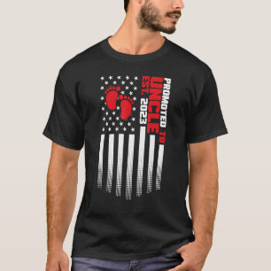 Camiseta Promovido Al Tío Est 2023 Embarazo Actual
