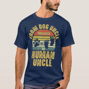 Camiseta Promovido del tío del perro al tío humano