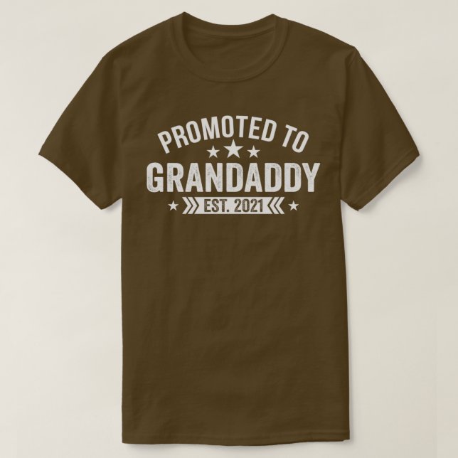 Camiseta Promovido Para El Día Del Padre Grandaddy EST 2021 (Diseño del anverso)